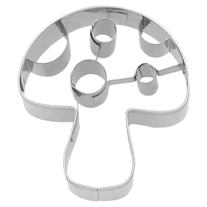 Rbv Birkmann AUSSTECHFORM PILZ EDELSTAHL | MIT INNENPRÄGUNG | 5,5 CM AUSSTECHFORMEN