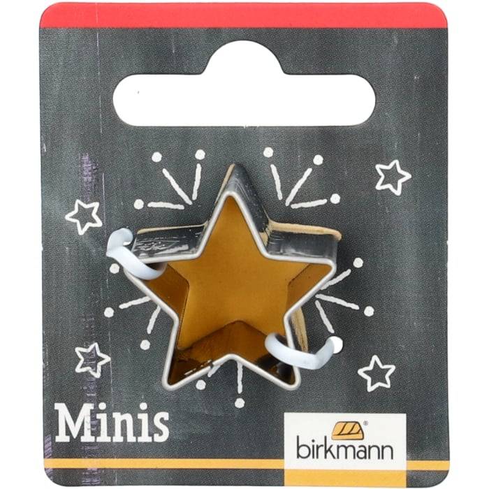 Rbv Birkmann Mini-Ausstechform Stern Edelstahl | 2,5 cm