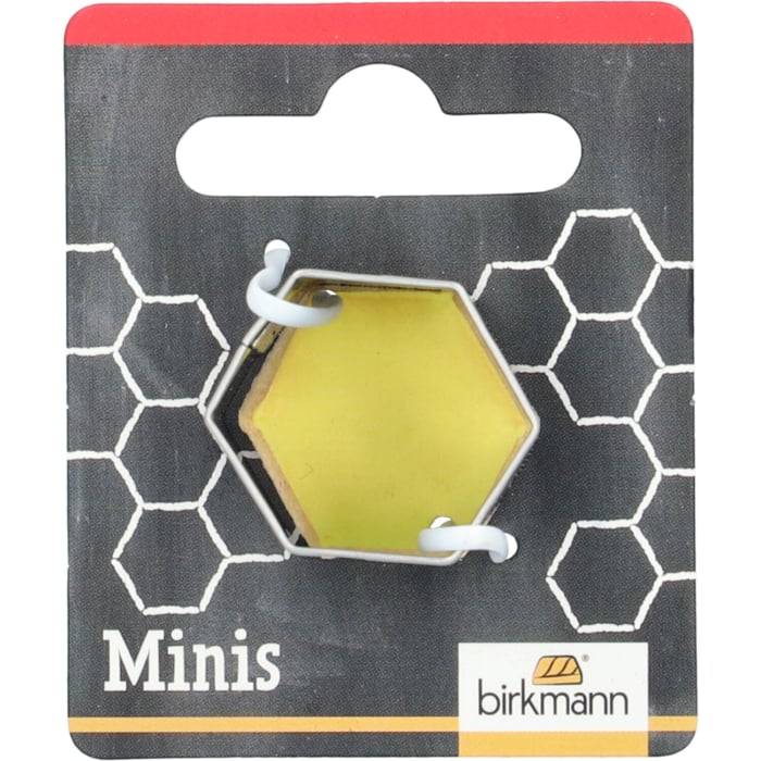 Rbv Birkmann Mini-Ausstechform Sechseck Edelstahl | 2,4 cm
