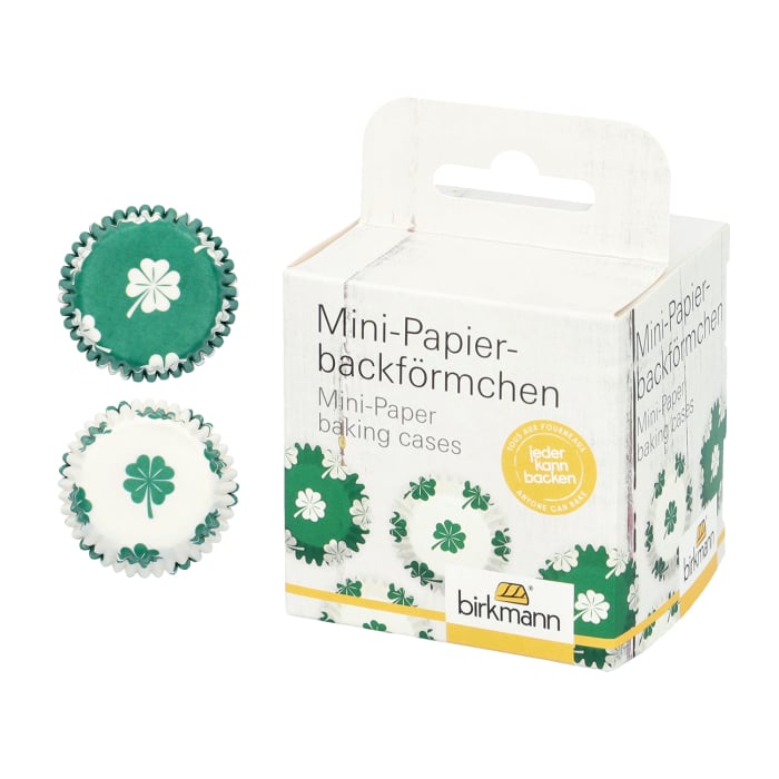 Rbv Birkmann MINI-PAPIERBACKFÖRMCHEN GLÜCK | Ø 4,5 CM | 2,5 CM HOCH 50% Rabatt mit kostenlosem Versand