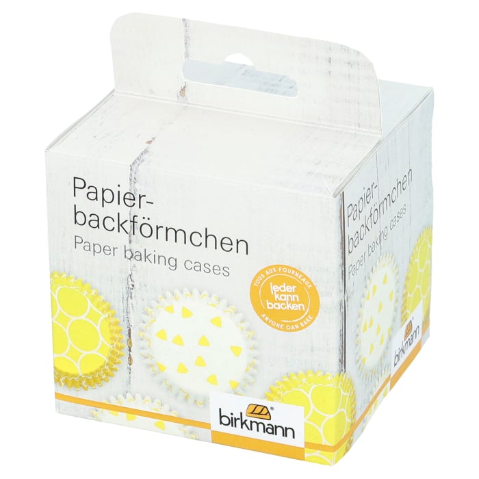 Rbv Birkmann PAPIERBACKFÖRMCHEN GELB | Ø 7 CM | 3 CM HOCH COLOUR KITCHEN Auslauf