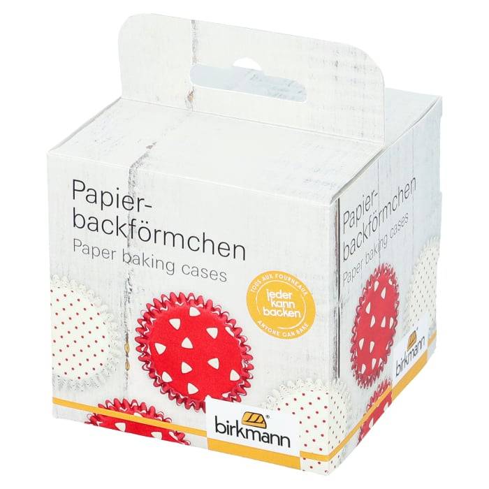 Rbv Birkmann PAPIERBACKFÖRMCHEN | ROT | Ø 7 CM | 3 CM HOCH COLOUR KITCHEN Sonderangebot