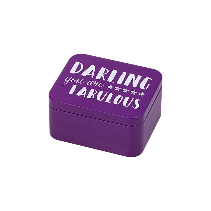 Rbv Birkmann GESCHENKBOX DARLING YOU ARE FABULOUS LILA | 12 x 10 x 6 CM COLOUR KITCHEN