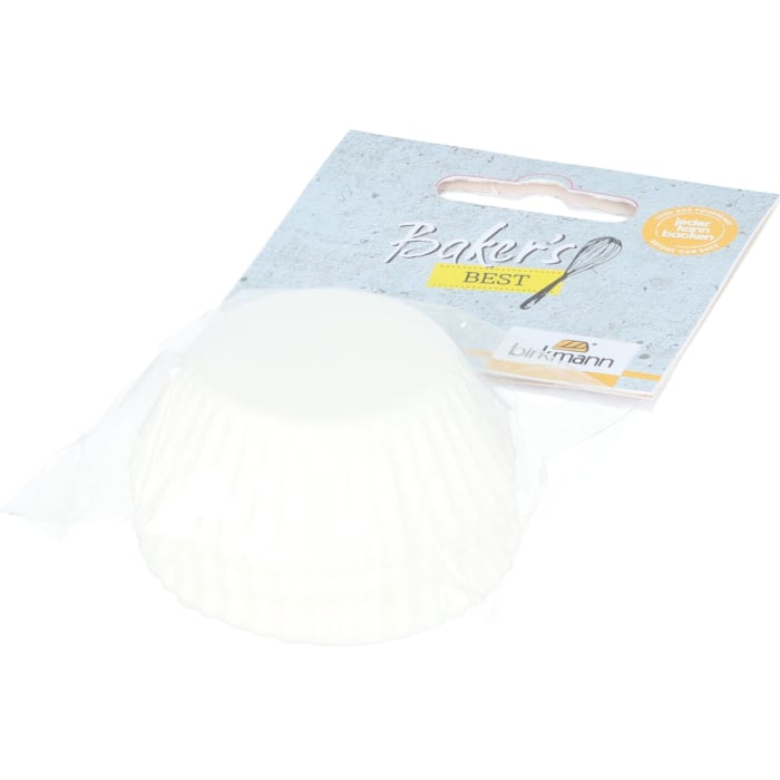 Rbv Birkmann Mini-Papierbackförmchen weiß | Ø 4,5 cm | 100 Stk. Baker´s Best