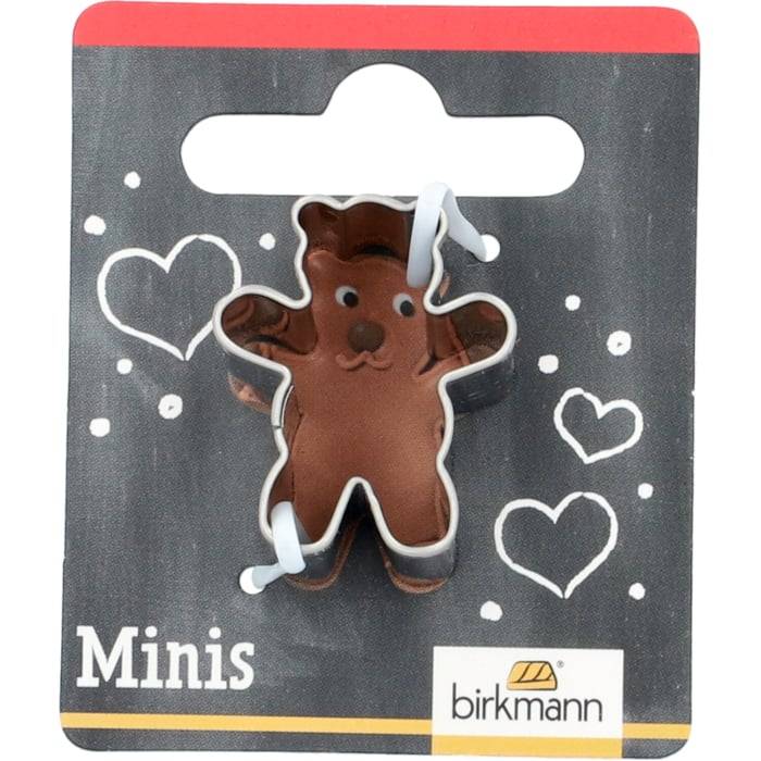 Rbv Birkmann Mini-Ausstechform Teddy Edelstahl | 2,7 cm
