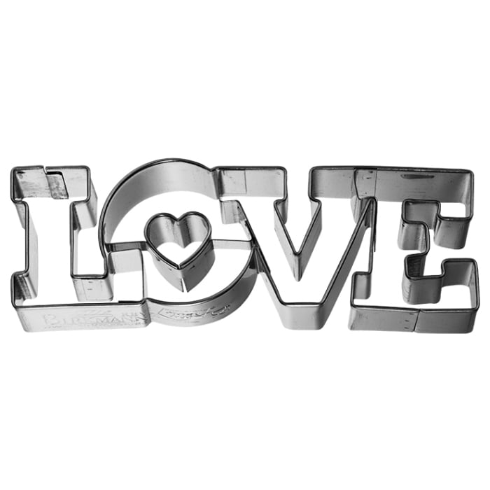 Rbv Birkmann Ausstechform | Love Schriftzug