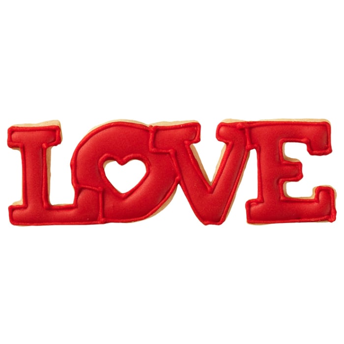 Rbv Birkmann Ausstechform | Love Schriftzug Fabrikverkauf