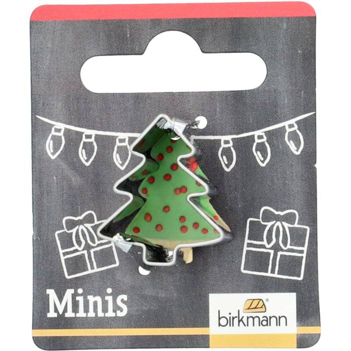 Rbv Birkmann Mini-Ausstechform Tannenbaum Edelstahl | 2,5 cm