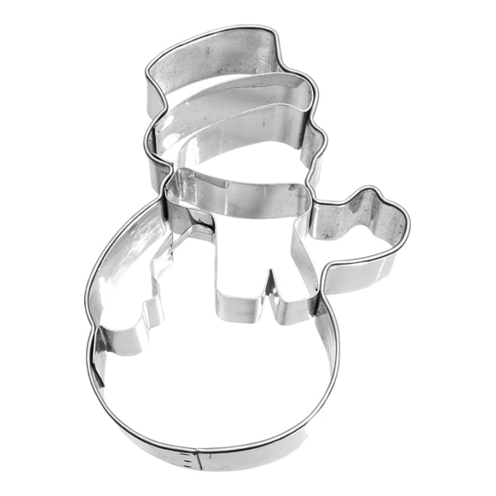 Rbv Birkmann PLÄTZCHEN - AUSSTECHFORM SCHNEEMANN EDELSTAHL | MIT INNENPRÄGUNG | 8 CM