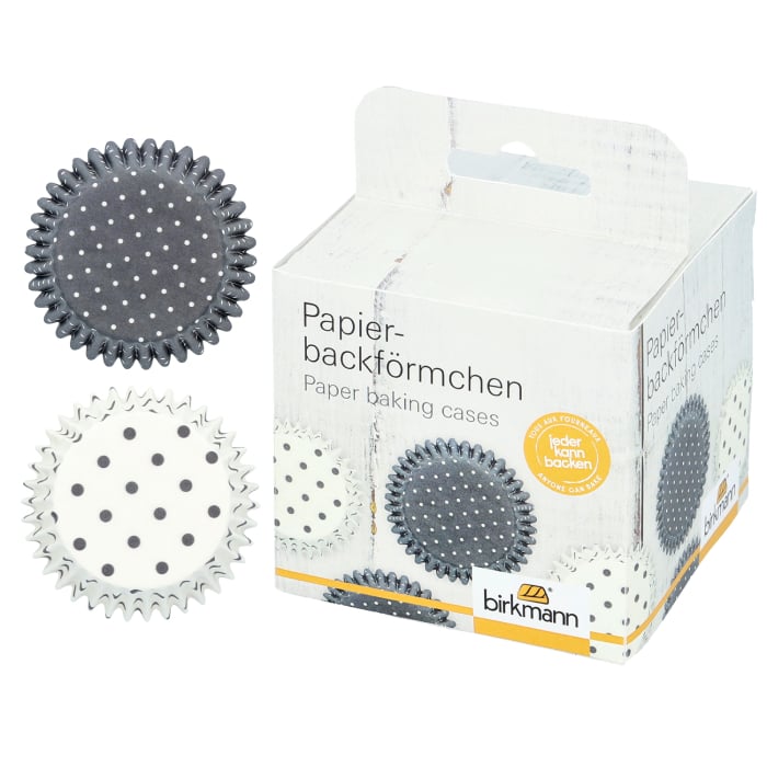 Rbv Birkmann PAPIERBACKFÖRMCHEN | GRAU | Ø 7 CM | 3 CM HOCH COLOUR KITCHEN
