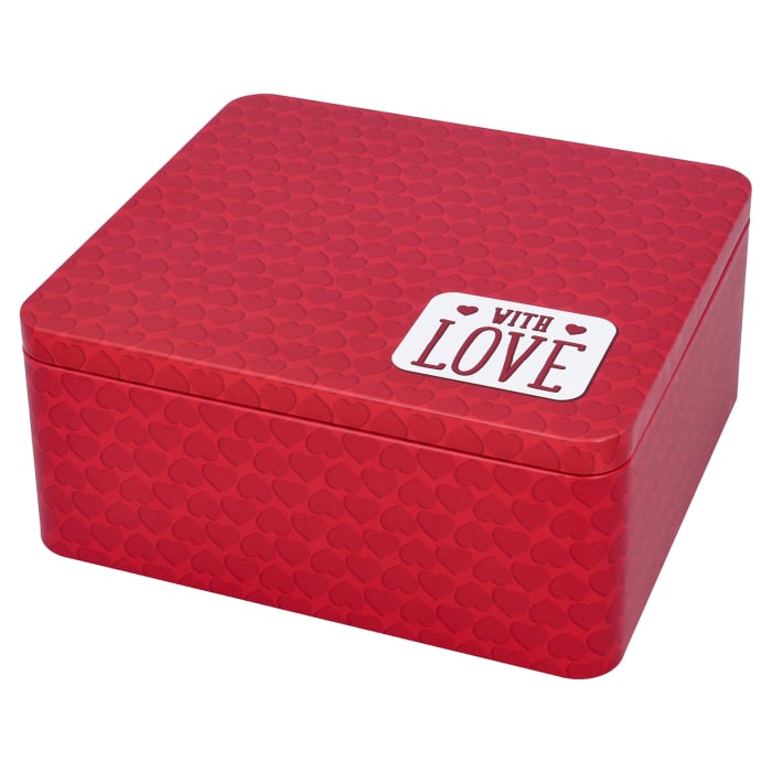 Rbv Birkmann GESCHENKBOX WITH LOVE | ROT | 21 x 19 CM COLOUR KITCHEN Riesige Ersparnisse