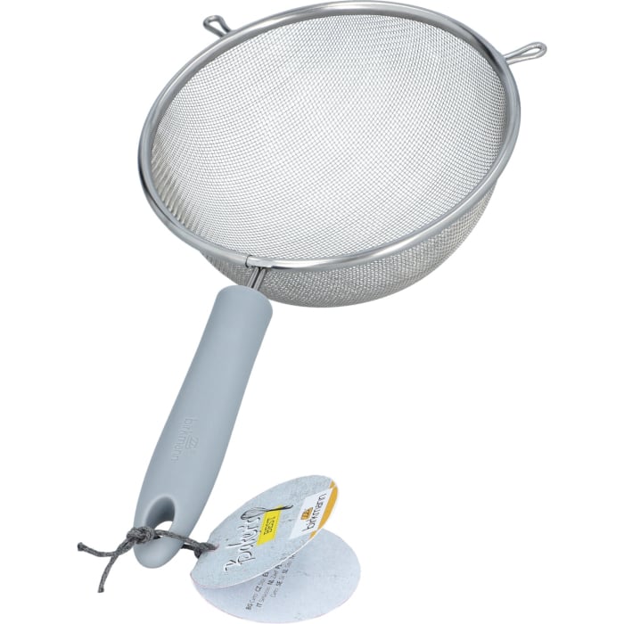 Rbv Birkmann Sieb aus Edelstahl mit Kunststoffgriff | 16 cm Baker´s Best