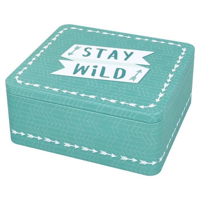 Rbv Birkmann GESCHENKBOX STAY WILD | TÜRKIS | 21 x 19 CM COLOUR KITCHEN