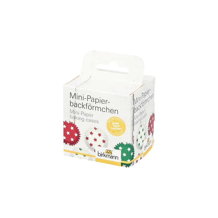 Rbv Birkmann MINI-PAPIERBACKFÖRMCHEN STERNE | Ø 4,5 CM | 2,5 CM HOCH