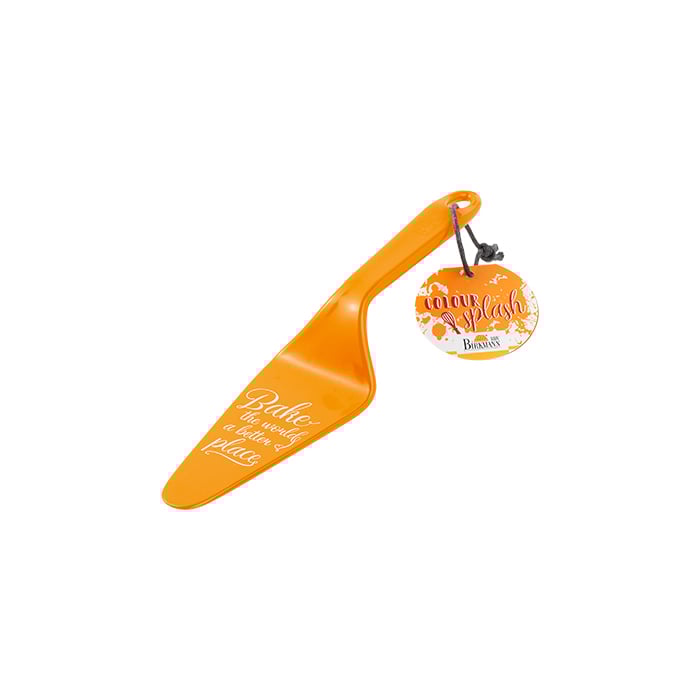 Rbv Birkmann TORTENHEBER BAKE THE WORLD A BETTER PLACE ORANGE | 26 x 6 CM COLOUR KITCHEN