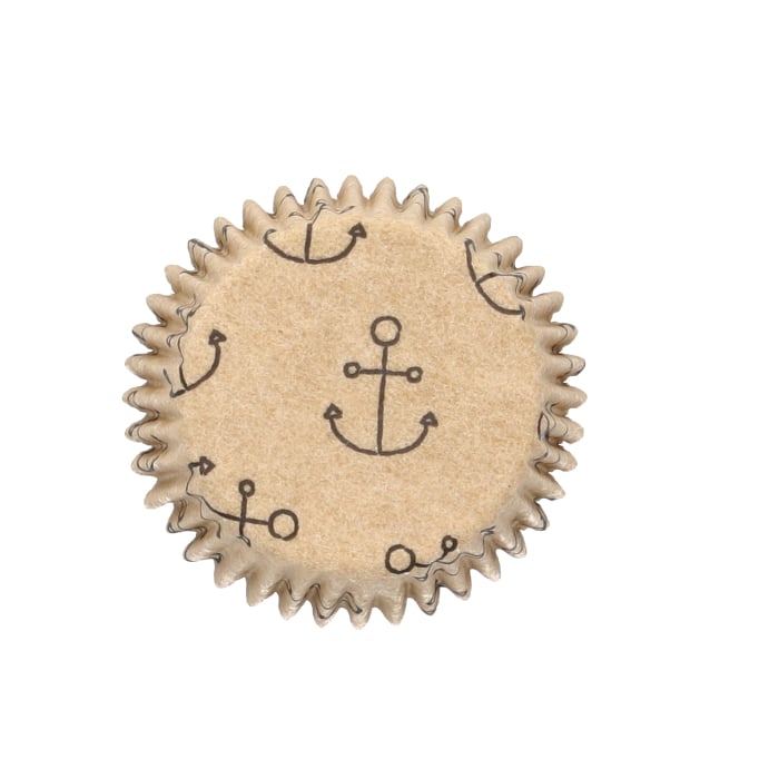 Rbv Birkmann MINI-KRAFTPAPIERBACKFÖRMCHEN AHOI Ø 4,5 CM | 2,5 CM HOCH im Angebot