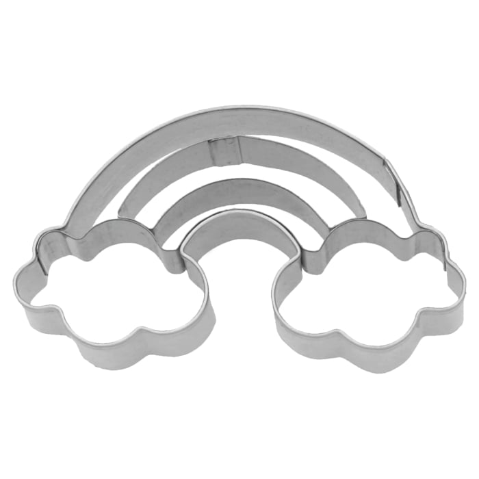 Rbv Birkmann Ausstechform Regenbogen Edelstahl | mit Innenprägung | 7 cm
