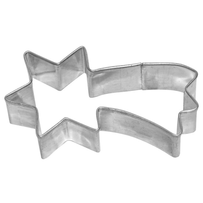 Rbv Birkmann PLÄTZCHEN - AUSSTECHFORM KOMET WEIßBLECH MIT BRILLANTEM GLANZ | HANDGELÖTET | 5,5 CM Fabrik Onlineshop