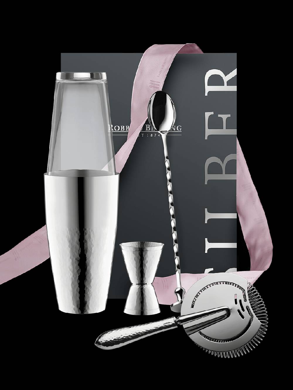 Robbe & Berking Martelé Cocktail-Geschenkset (90g versilbert)