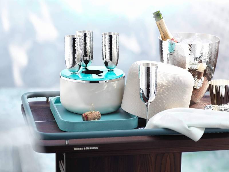 Robbe & Berking Martelé Champagner Box Creme (90g versilbert) Nur für heute