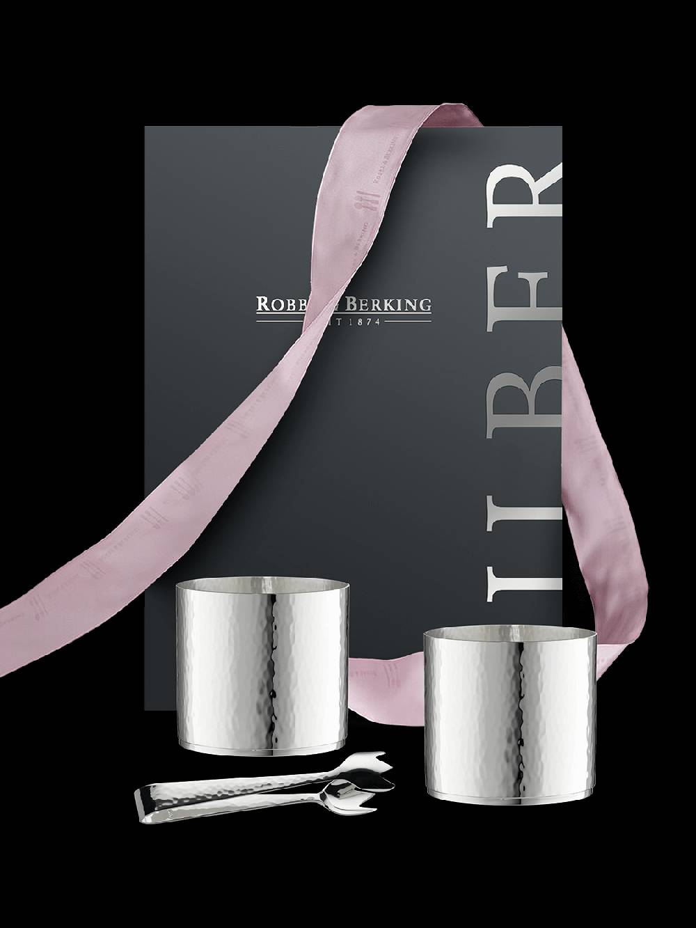 Robbe & Berking Martelé Whiskey-Geschenket (90g versilbert)