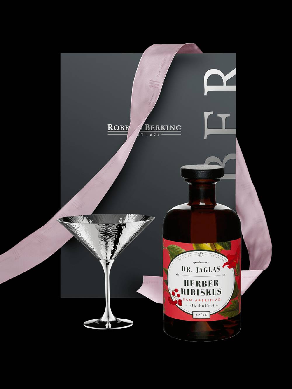 Robbe & Berking Martelé Cocktail-Geschenkset (90g versilbert)