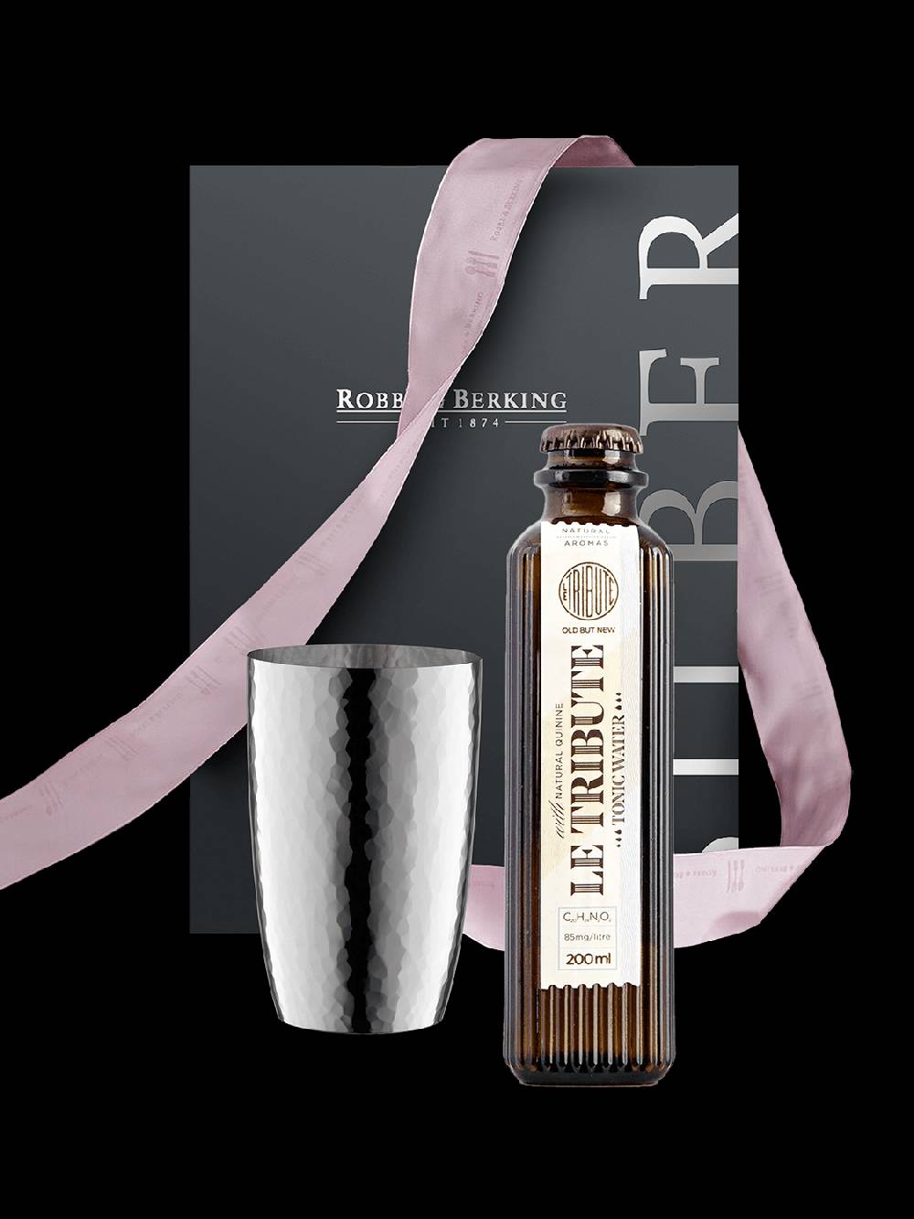 Robbe & Berking Martelé Longdrink-Geschenkset (90g versilbert)
