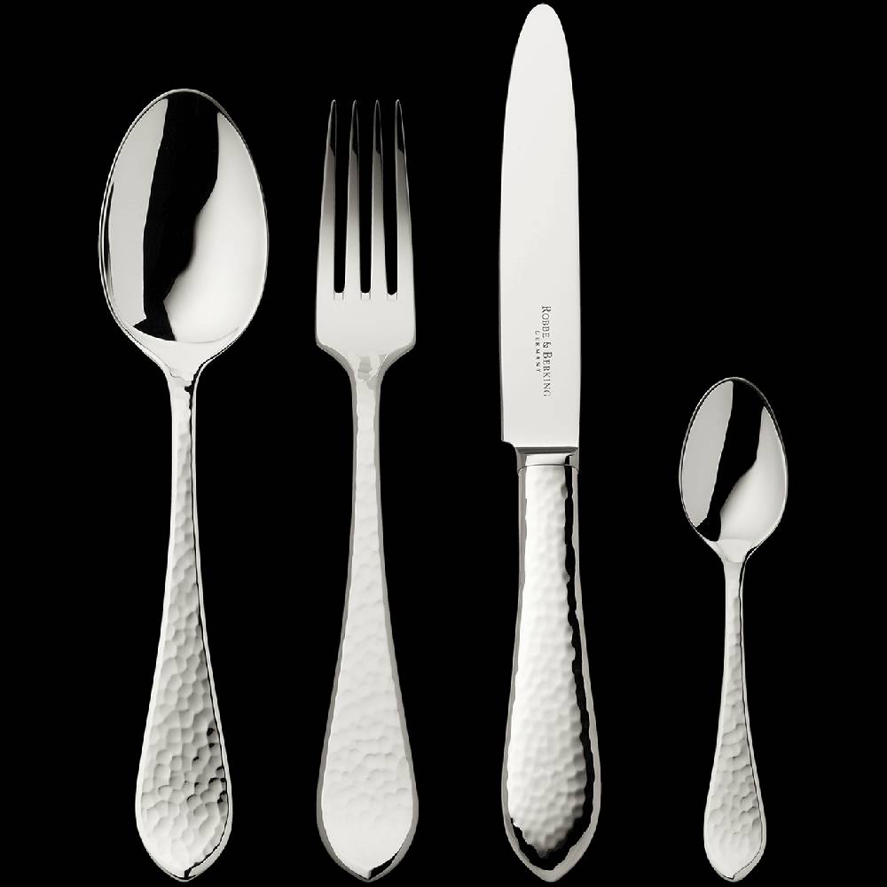 Robbe & Berking Martele 4 tlg. Menübesteck (150g massiv versilbert)