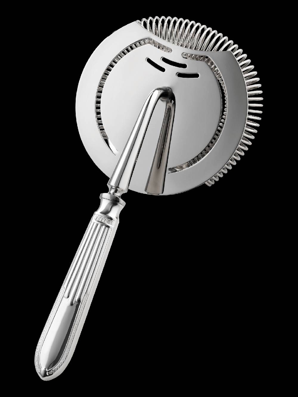 Robbe & Berking Belvedere Cocktailstrainer (150g massiv versilbert)