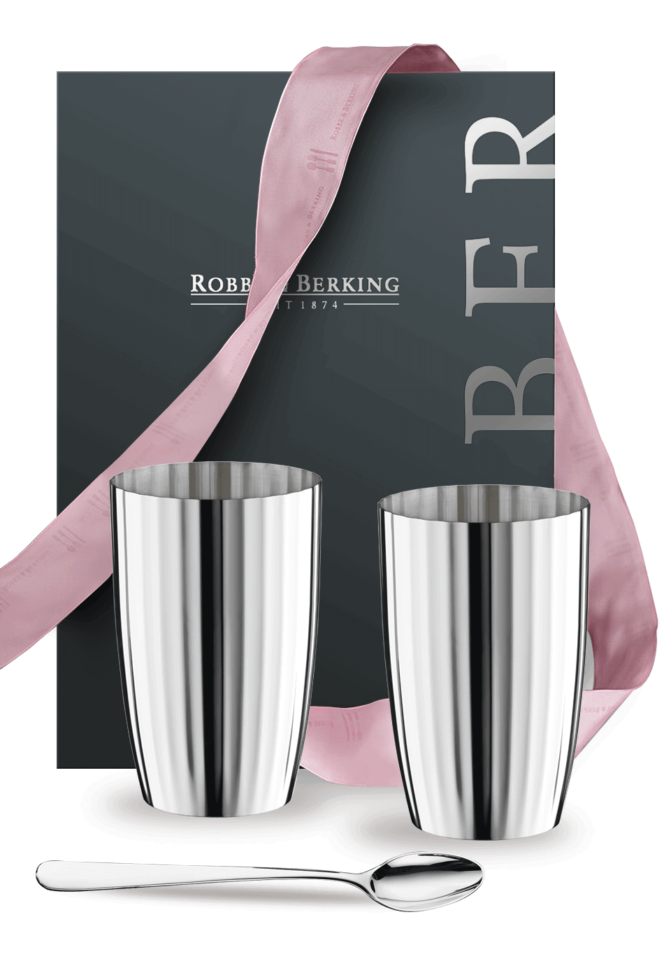 Robbe & Berking Belvedere Longdrink-Geschenkset (90g versilbert) Saisonschlussverkauf
