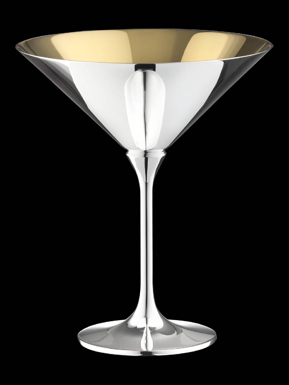Robbe & Berking Dante Cocktailschale, innen vergoldet (90g versilbert, innenvergoldet)