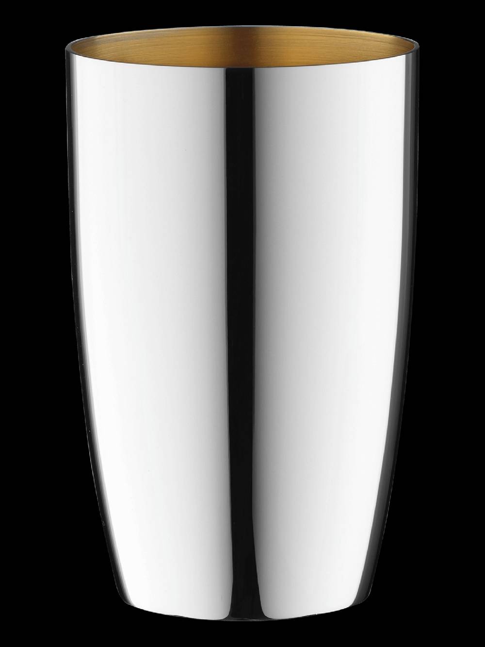 Robbe & Berking Dante Bierbecher / Longdrinkbecher (90g versilbert, innenvergoldet)