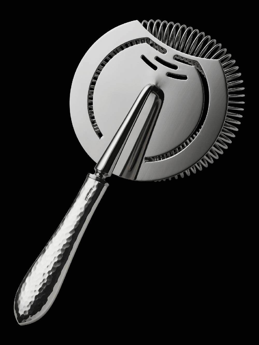 Robbe & Berking Martelé Cocktailstrainer (150g massiv versilbert) zollfrei