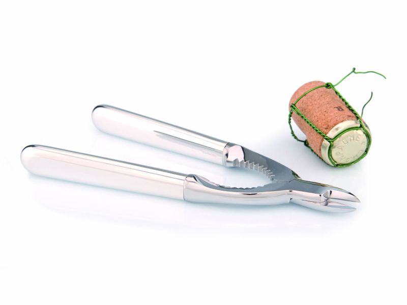 Robbe & Berking Dante Champagneröffner (150g massiv versilbert) Fabrikpreis