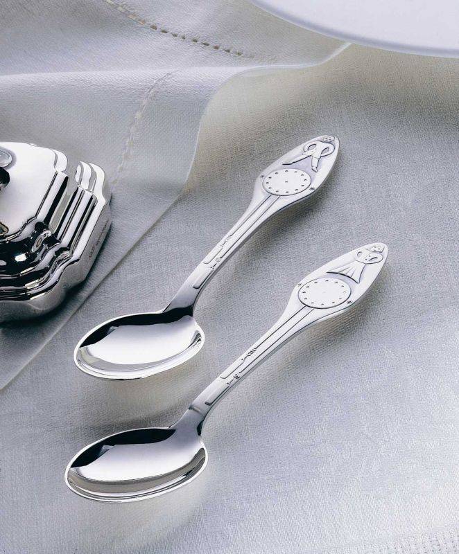 Robbe & Berking Geburtslöffel Mädchen (925 Sterlingsilber)