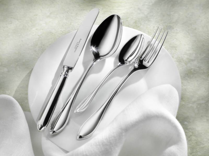 Robbe & Berking Navette 3 tlg. Kinderbesteck (150g massiv versilbert) Begrenztes Angebot