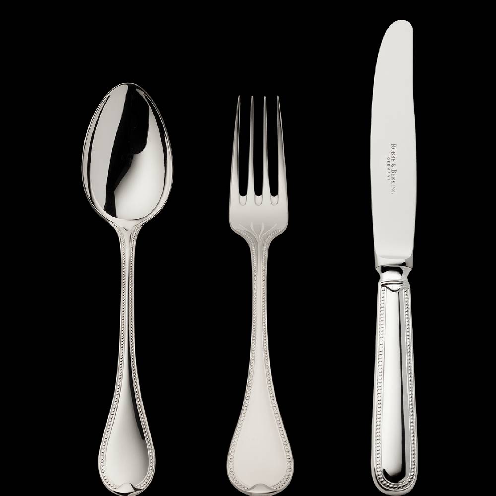 Robbe & Berking Französisch-Perl 3 tlg. Kinderbesteck (150g massiv versilbert)