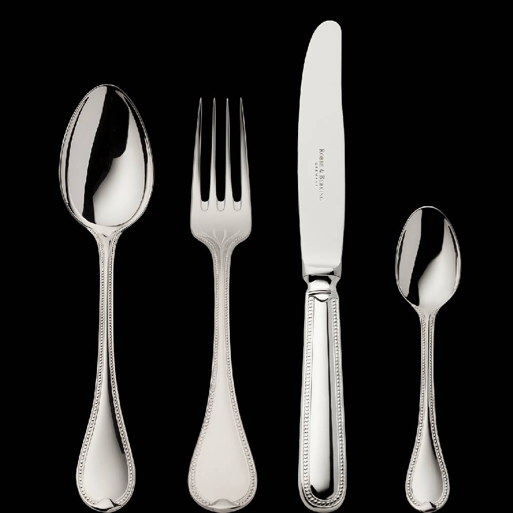 Robbe & Berking Französisch-Perl 4 tlg. Kinderbesteck (925 Sterlingsilber)