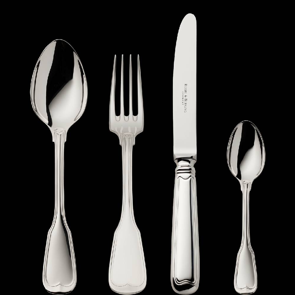 Robbe & Berking Alt-Faden 4 tlg. Kinderbesteck (925 Sterlingsilber)