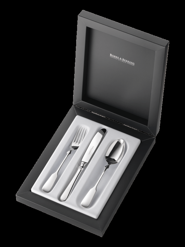Robbe & Berking Spaten 3 tlg. Kinderbesteck (925 Sterlingsilber) Zeitlich begrenztes Angebot