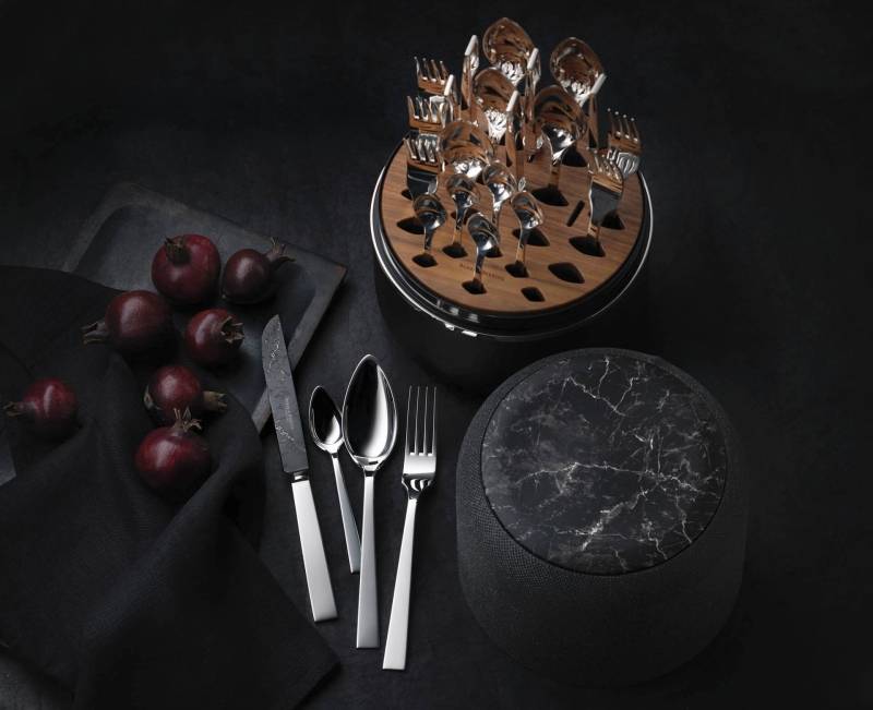 Robbe & Berking The Box Riva - Marble Cut (150g massiv versilbert) Sonderangebot der Fabrik