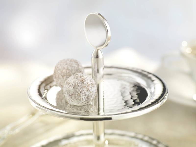 Robbe & Berking Martelé Etagere (90g versilbert) 50% Rabatt für begrenzte Zeit