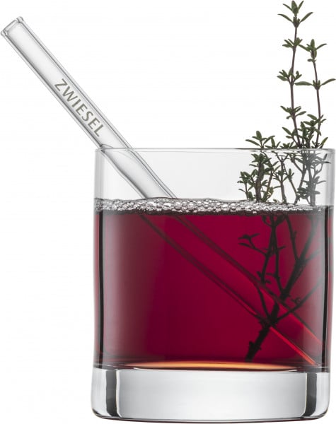 Schott Zwiesel 4er Set Glastrinkhalm kurz Jubiläumsangebot