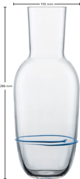 Schott Zwiesel Karaffe blau Aura Günstiger Verkauf