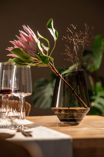 Schott Zwiesel Vase / Windlicht klein smoky Diamonds Osterangebot