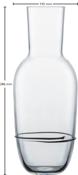 Schott Zwiesel Karaffe schwarz Aura Sonderangebot der Fabrik