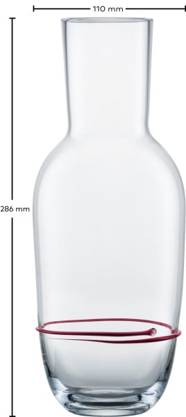 Schott Zwiesel Karaffe aubergine Aura Nur noch ein Tag übrig