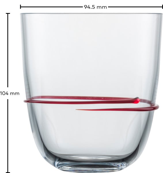 Schott Zwiesel Becher rot Aura Fabrikverkauf