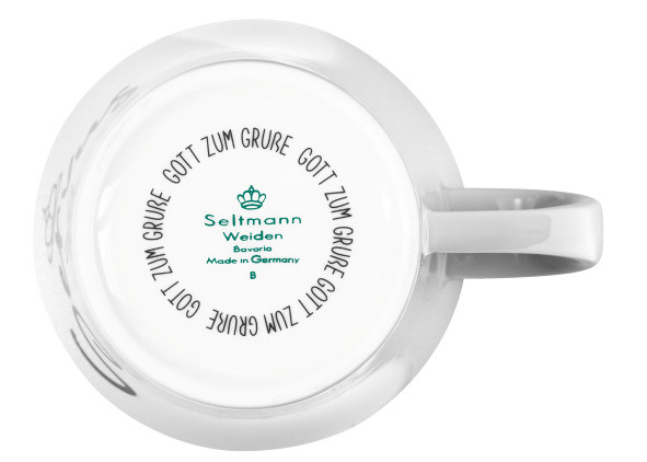 Seltmann Weiden Diva Becher mit Henkel 0,40 l Servus (VE) Bis zu 50% Rabatt