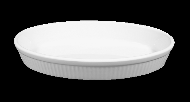 Seltmann Weiden Lukullus Backform oval 24 cm weiß